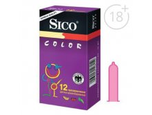 Презервативы Sico COLOR цветные ароматизированные 12 шт. Sico; Германия