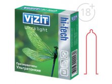 Презервативы VIZIT HI-TECH Ultra light ультратонкие 12 шт. Vizit; Германия