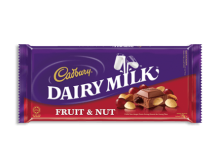 Cadbury Fruit & Nut 95 gr. 110	рублей