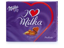 Milka I Love Milka Nut & Nougat Cream Pralines 110 gr.  163	рублей