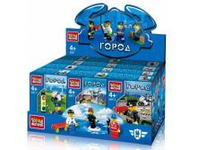 Конструктор пласт. Город мастеров 3307 Город с фигуркой 1шт - 90,24 руб