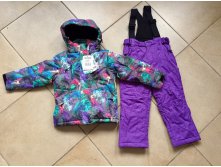 Теплый зимний мембранный комплект Snowest цвет Violet Garden. Размеры 128, 134, 140, 146, 152, 158, 164. Цена Опт 4450 р.