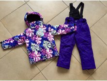 Теплый зимний мембранный комплект Snowest цвет Violet Magic Flowers. Размеры 128, 134, 140, 146, 152, 158, 164. Цена Опт 4450 р.