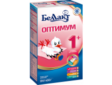 Смесь сухая молочная для детского питания "Беллакт Оптимум 1+", 400гр.	с 0 до 6 месяцев	цена	257	руб