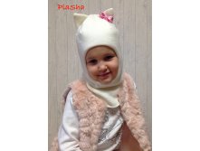 Арт.102 Шлем зимний для девочек "Кошечка" Price690,00 руб