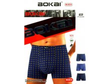 Трусы мужские Bokai 8034 боксеры хлопок XL-4XL 62 руб