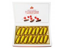 Конфеты "Шоколадные бутылочки с вишн.ликером" 178г (1/6шт) (Спартак) цена	206	руб