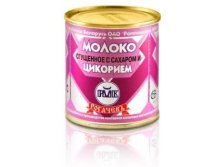 Молоко сгущеное с сах. и цикорием 380 г Рогачев	цена	85	руб