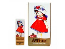 Шоколад "Алёнка" 90г (1/28шт) по традиционной рецептуре 1966 года	цена	57	руб
