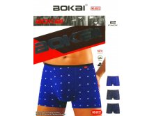 Трусы мужские Bokai 8022 боксеры хлопок XL-4XL 62 руб