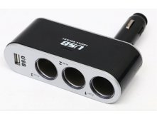 Автомобильное зарядное устройство Autolader с USB и 3 выходами 12 в 290 руб. Вес продукта: 125 g