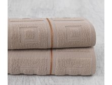 Трио. Полотенце махровое жаккардовое, плотность 450 гр м2, крем, 70х140, 469 руб.jpg