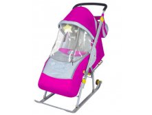 Nika Санки-коляска НД4 Ника детям-4 розовый - 2062,80 руб