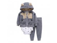 Carter's  "Bear Grey" 890 06,09,12,18,24