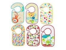 874 BabyOno Нагрудник на липучке 6+ (средний) 1шт - 165,59 руб