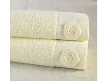Provance-4 Полотенце махровое с вышивкой и аппликацией ручной работы, молочный, 70х140, 570 руб.jpg