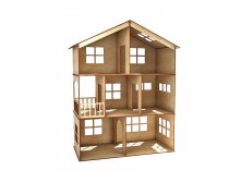 КУКОЛЬНЫЙ ДОМИК ТРЁХЭТАЖНЫЙ Артикул: KD0000001 - 1190 руб.