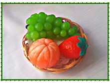 Виноград+ клубника + мандарин, цена 230 руб