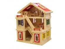 ДОМ ДЛЯ КУКОЛ ТРЕХЭТАЖНЫЙ Артикул: QQ 8300 - 9350 руб.