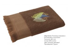 Полотенце для сауны женское с аппликацией, шоколадный, 30х50, 79 руб.jpg