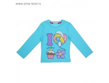 Джемпер для девочки "Smurfs", рост 116 (6 лет), цвет голубой