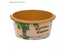Таз 10 л "Русская банька"
