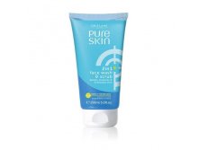 PURE SKIN Отшелушивающий гель-скраб для умывания Pure Skin 32647 150мл