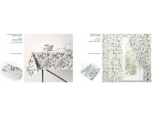 Шторы для кухни и скатерть Цветы и травы, арт SNT0029.jpg