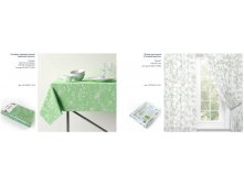 Скатерть Зеленая поляна, арт 11318 и Шторы для кухни Полевой цветок, арт 11321.jpg