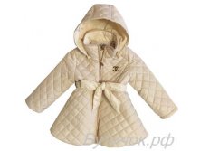 М.1628 Пальто Chanel бежевое 1600 руб.