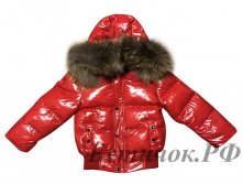 М.388 Куртка Moncler красная лак 4999 руб.