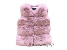 М.6054 Жилетка Gerryeti kids меховая розовая 1300 руб.