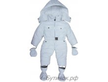 М.17-68 Комбинезон слитный Moncler белый 1900 р