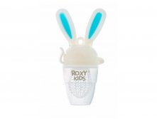 НОВИНКА! ROXY-KIDS Ниблер для прикорма малышей BUNNY TWIST голубой/розовый - 270,27 руб