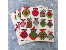 Салфетки бумажные "Совы", (набор 20 шт), 33*33 см Китай; 1 см &#215; 16,5 см &#215; 16,5 см; Бумага; В боксе 300 наборов. Арт.: 2329913