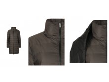 Полупальто-пуховик жен. O C 89)))845L-- G))rey 11480 ру с 38 по 50 Зима, тонкий пух, пристегивающийся шарф из такого же материала Цвет Серый (мое мнение- оливковый).jpg