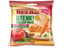 ПС241 Гренки со вкусом томата с базиликом + чесночный соус, 18,90 р., 85 г. -2шт.jpg