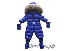 М.18-37 Комбинезон слитный Moncler лаковый электрик 3200 руб