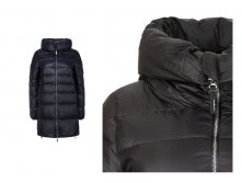 Пальто-пуховик жен. М5))57 Man))z 12470 ру с 40 по 52 ЗИМА с капюшоном Темно-серый.jpg