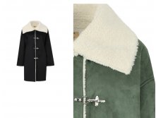 6PM-30))0 Пальто 5640 ру искус замша, искус мех, с 40 по 48 Хаки.jpg