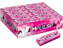ВВ005.jpeg, Impulse, жевательная резинка со вкусом фруктов, без сахара, 14 г , 11,70 р. -50шт.jpeg