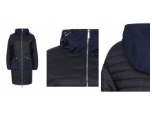 Пальто-пуховик жен. М5))26 Man))z 10660 ру с 40 по 50 Осень с капюшоном синий.jpg