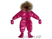 М. 260 Комбинезон слитный Moncler лаковый лиловый 4800 руб.
