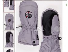 Детские зимние рукавицы серого цвета 357sr