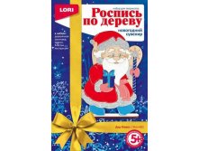 LORI Роспись по дереву Фнн-002 Новогодний сувенир Дед Мороз - 88,84 руб