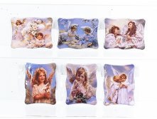 Фигурка декоративная (магнит) "Ангел" 8*8*0,5см Керамика, Код: N4730069, Артикул: N4730069 есть 3шт   20р+%