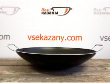 сковорода садж глубокая с тефлоновым покрытием с плоским дном 38см 1615р цена без подставки