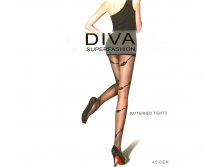 ЖЕНСКИЕ КОЛГОТКИ DIVA UK-522 BLACK 40 DEN 128,8руб