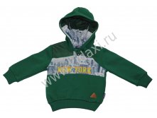 Джемпер для мальчиков с капюшоном, 17-0576 zelenyy, 86-92-98-104, 365 руб.jpg