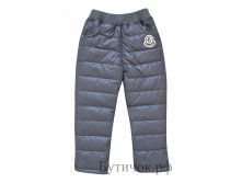 Брюки Moncler серые полоска 900 руб.